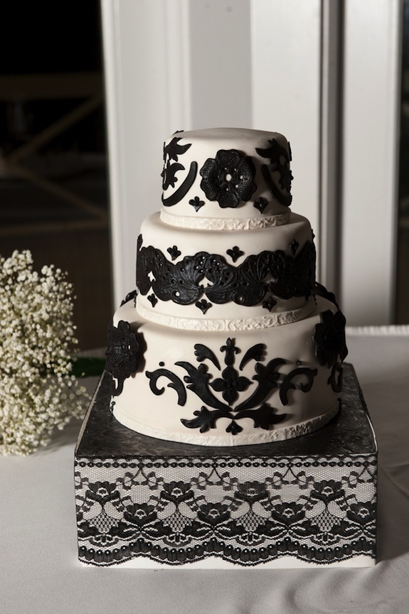 zombie black lace wedding cake grooms pictures virginia wedding blog