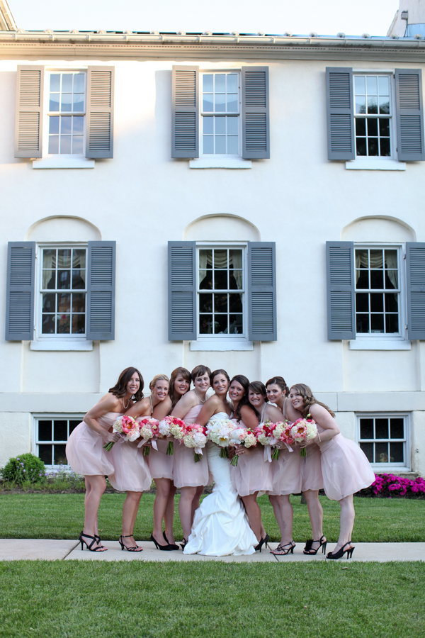 spring inspired pale pink vintage maryland wedding oakland mansion blog 