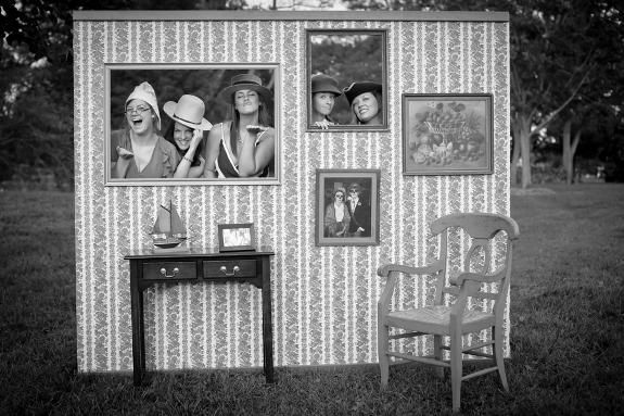 DIY photobooth backdrop maryland wedding