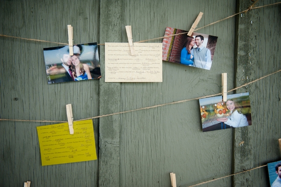 wedding picture display
