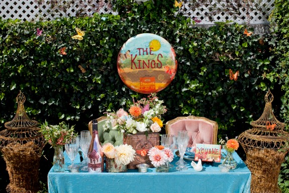 personalized musical festival themed wedding