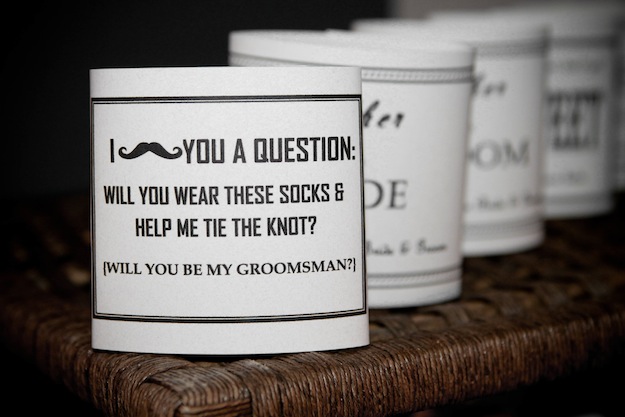 custom groomsmen socks unique gift