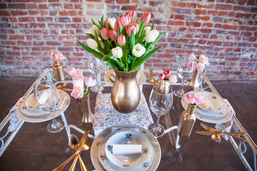 edgy eclectic bridal shower inspiration