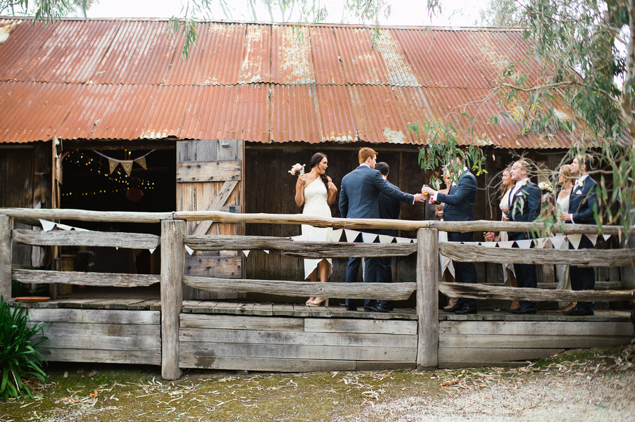 farmhouse barn wedding reception