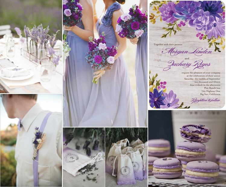 Pantone Violet Tulip Wedding Inspiration Details Pictures