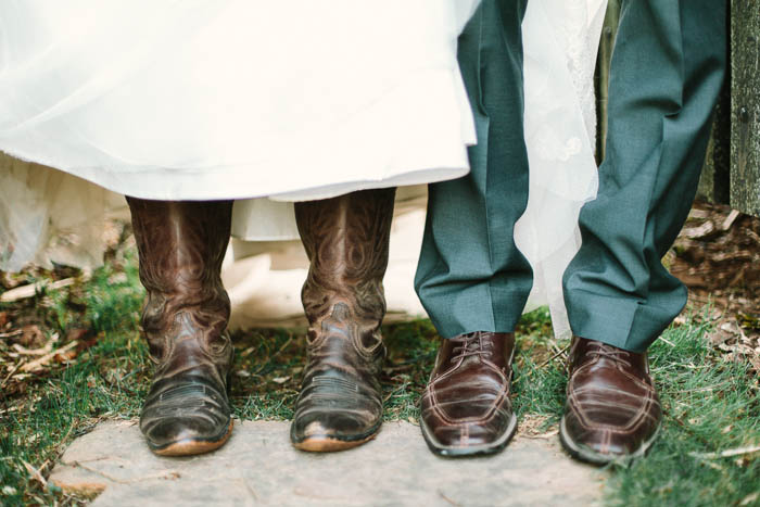 bride groom farm boots