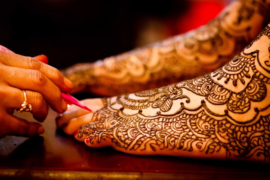 bridal shower henna ritual