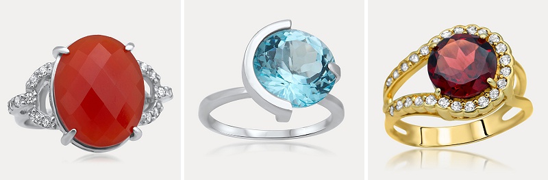 alternative nondiamond engagement rings