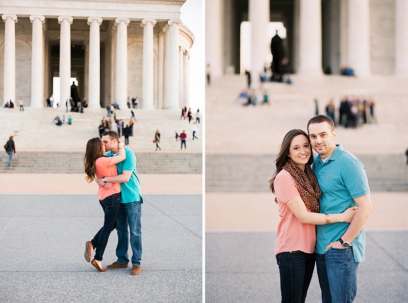 DC mall engagement pictures