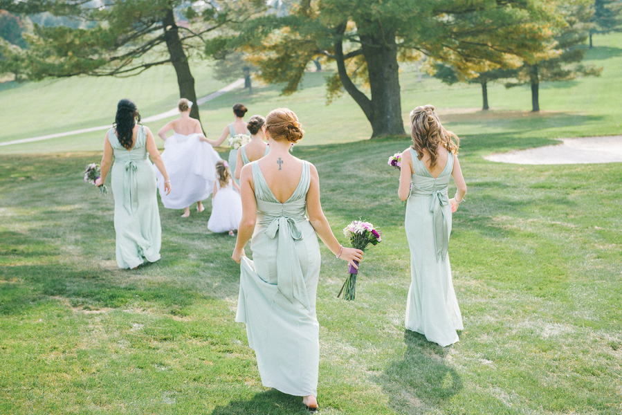 mint green bridesmaids dresses spring wedding
