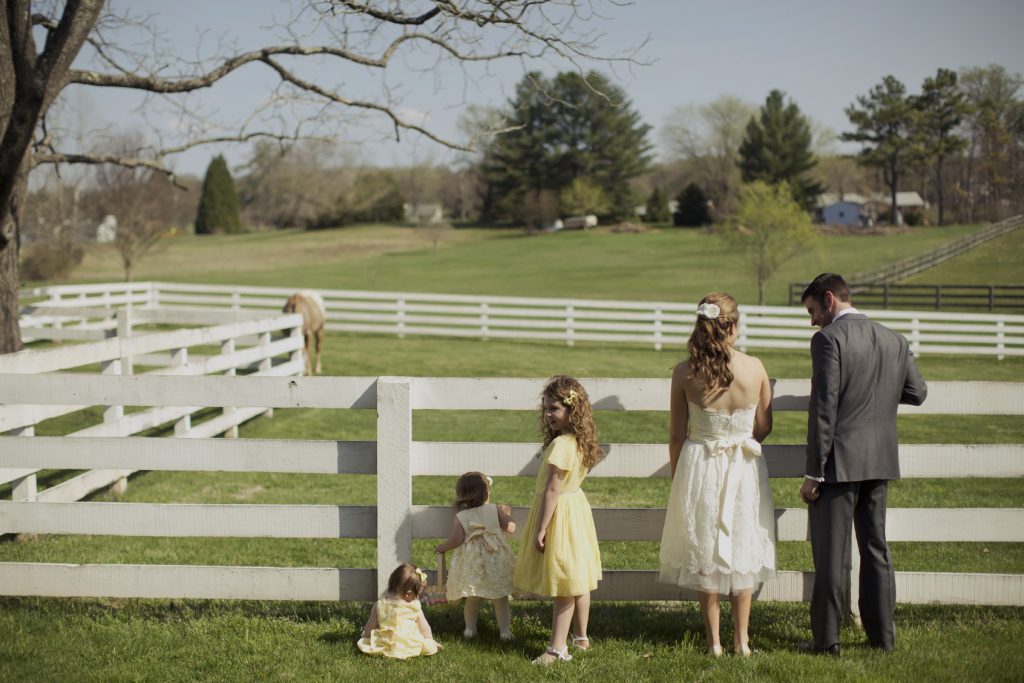 rustic Virginia farm wedding