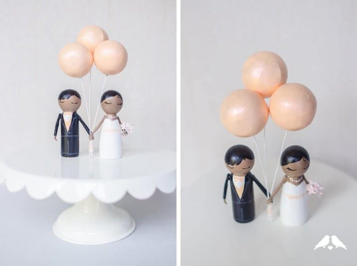 Diy Tutorial: How To Make A Mini Balloon Bunch Cake Topper 