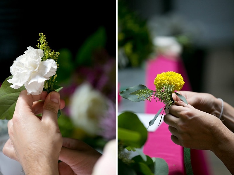DIY bouquets and boutonniers workshop (10)