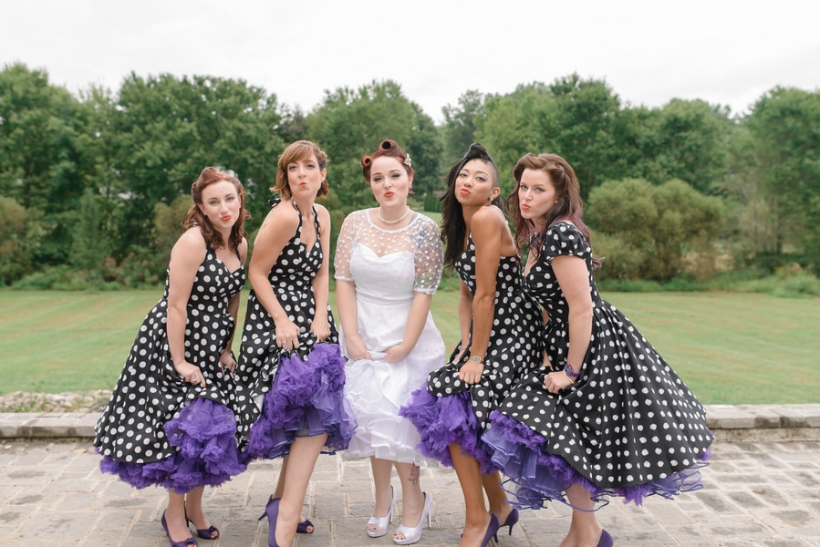 rockabilly rock and roll virginia wedding pictures (12)