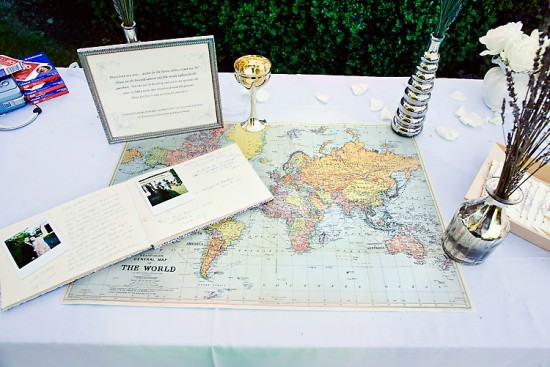 Noel Guestbook table Punam Bean Photography