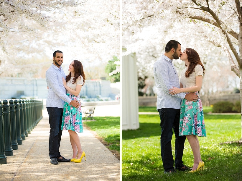 modern cherry blossom engagement pictures washington dc (2)