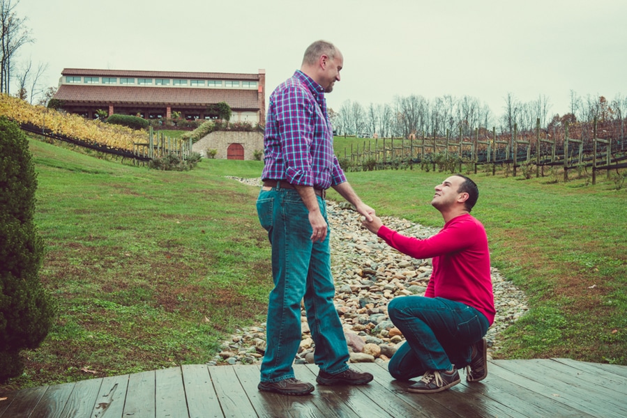 surprise virginia winery proposal same sex (6)