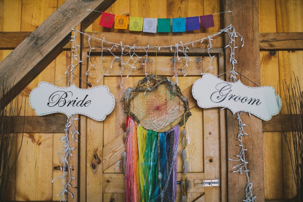 festival themed DIY rainbox colorful west virginia wedding (22)