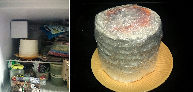 how to freeze your wedding cake (4)