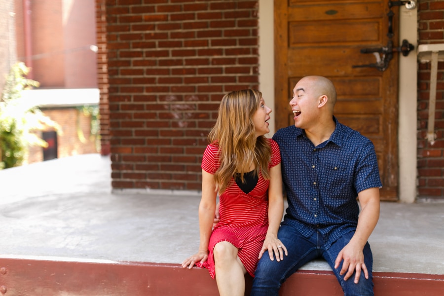 quirky fun casual alexandria virginia engagement pictures4