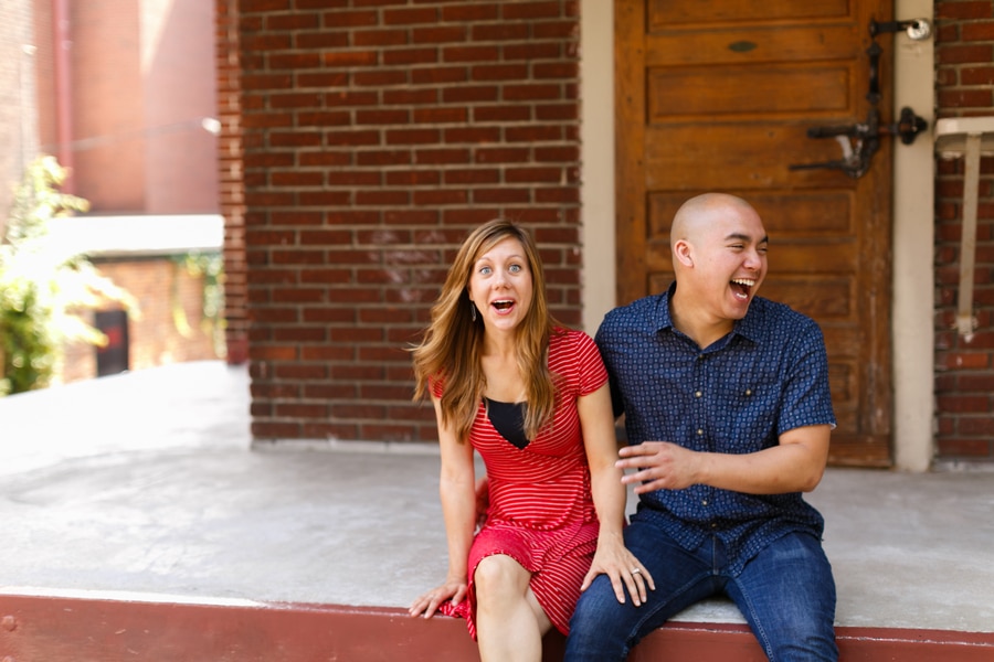quirky fun casual alexandria virginia engagement pictures5